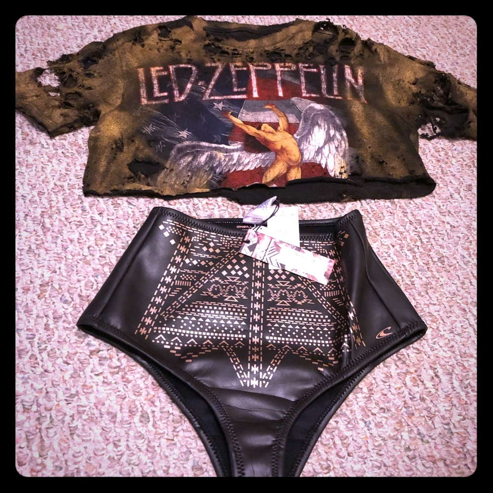 O’Neill swum bottom leather
